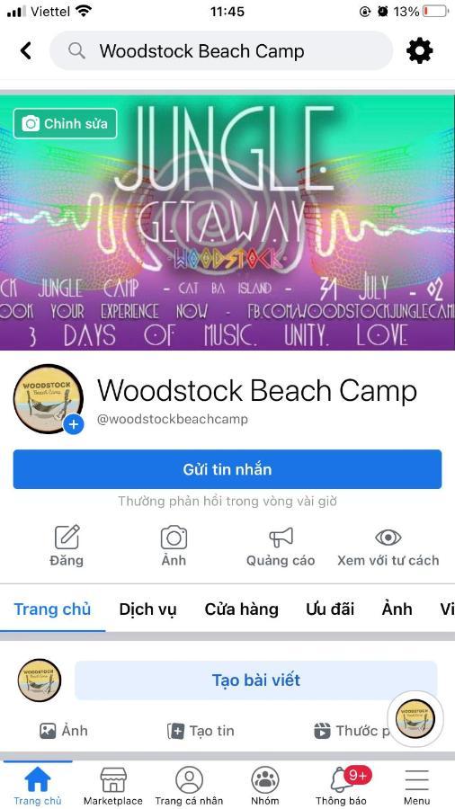 Woodstock Beach Camp Hien Hao Екстер'єр фото